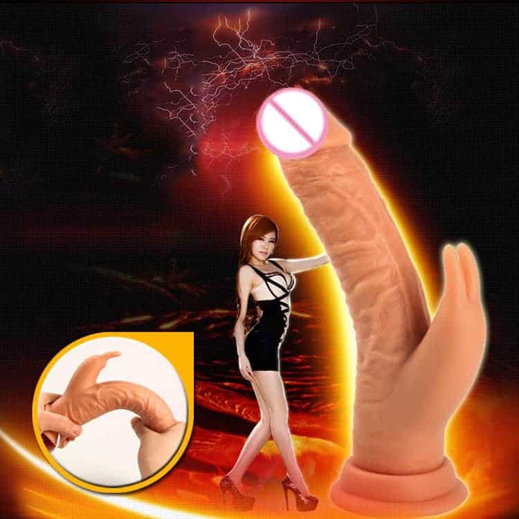 Dương vật Cyberskin mềm mịn gân guốc siêu rung- chiến binh Leggy- DV44C