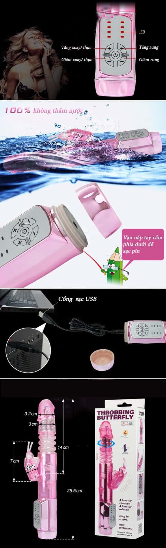Các tính năng và kích thước sản phẩm DV01C