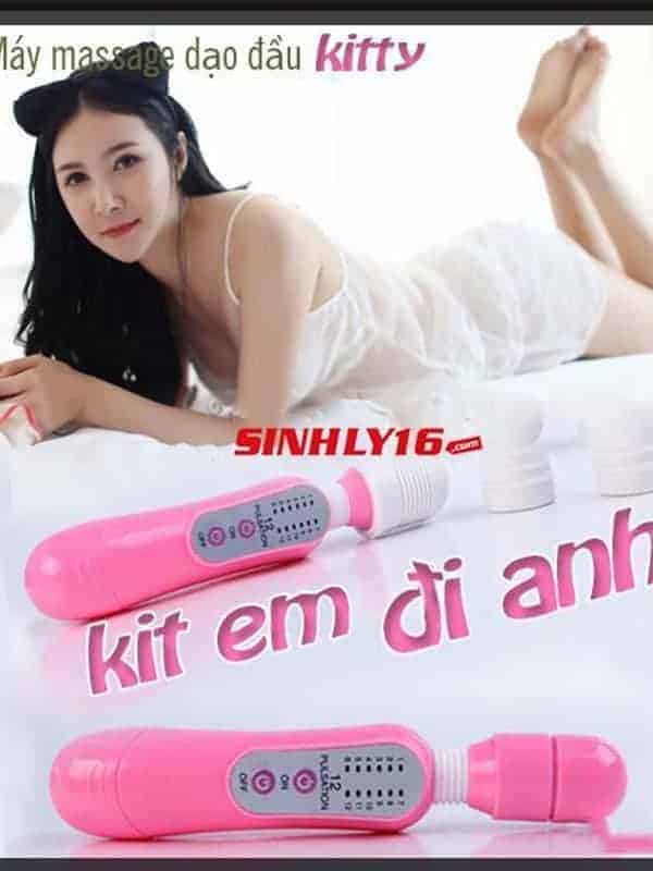 Máy massage dạo đầu đa năng Kitty 2 chế độ rung