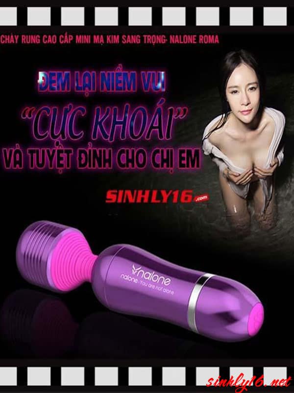 Máy rung mini cao cấp mạ kim Nalone Roma