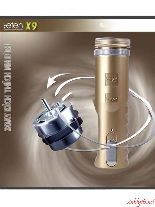 Âm Đạo Giả Tự Động LETEN X9 Màu Gold