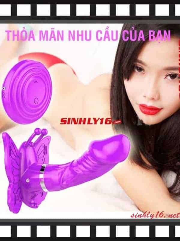 Dương vật giả có dây đeo rỗng ruột cánh bướm đa năng cho nữ