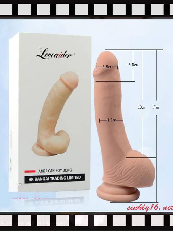 Dương vật giả Silicon dán tường siêu mịn LoveAider