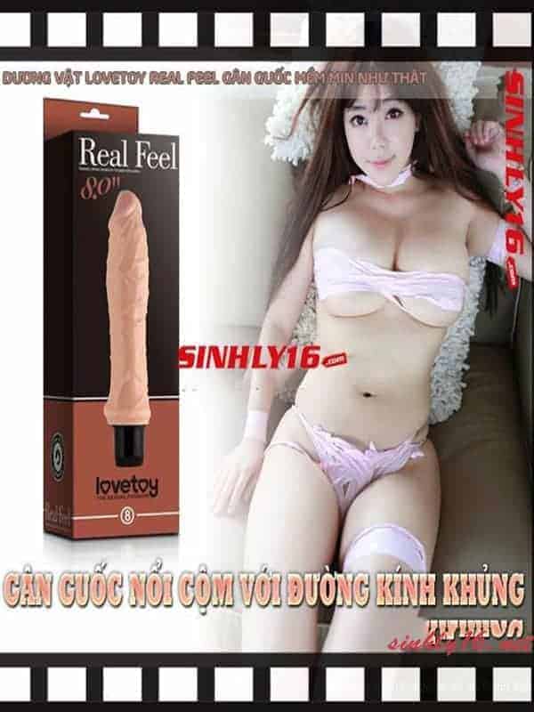 Dương vật Lovetoy Real Feel gân guốc mềm mịn như thật