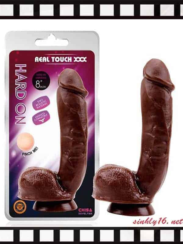 Dương vật silicon Chisa Hard khủng da nâu