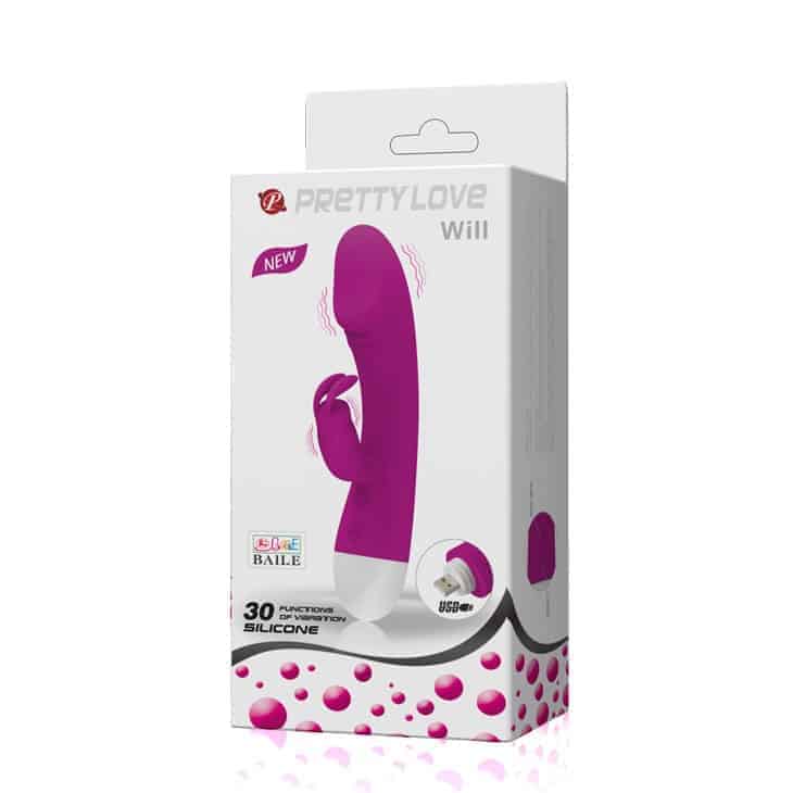 Dương vật silicon PrettyLove Will siêu rung