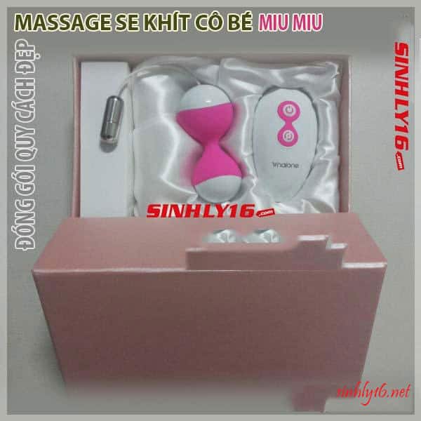 Hồ lô massage Miu Miu đóng gói quy cách đẹp