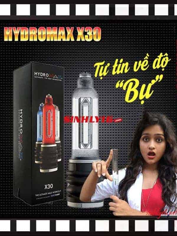 Làm to dương vật máy tập nước tạo áp suất Hydromax X30