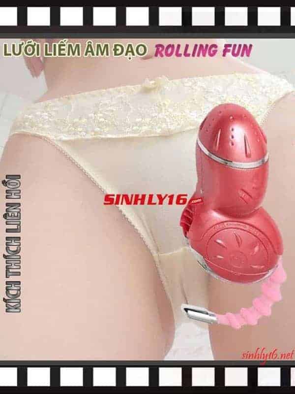 Lưỡi liếm âm đạo tự động Rolling Fun kích thích liên tục