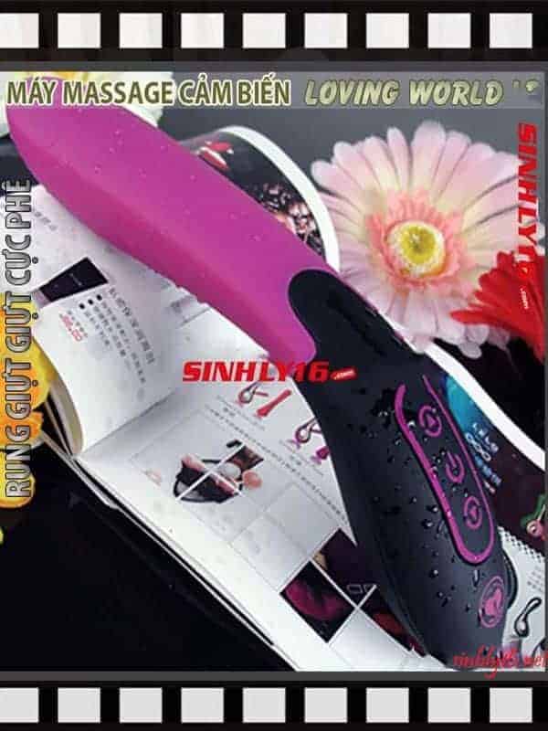Máy massage cảm biến Loving World rung cực tê chim