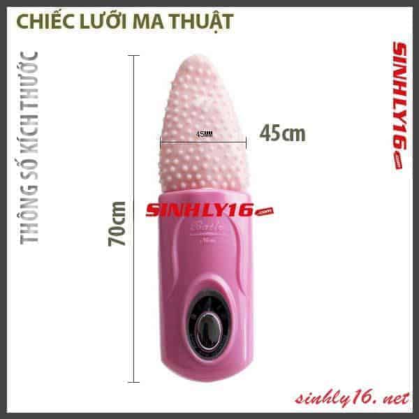 Thông số kích thước của chiếc lưỡi ma thuật