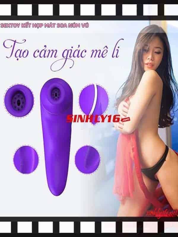 Tongue Oral Sex kết hợp massage núm vú tuyệt đỉnh
