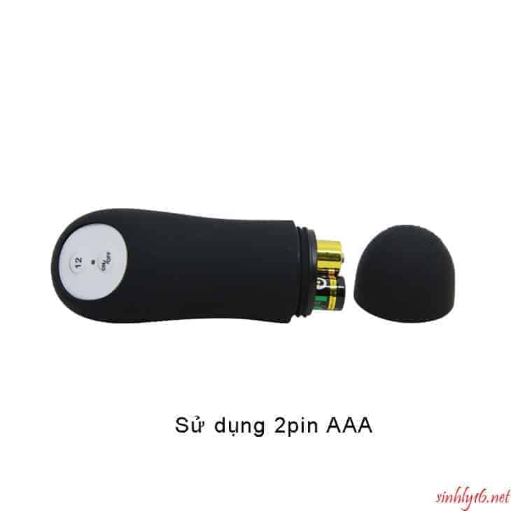 Trứng rung HM02 sử dụng 2 pin AAA