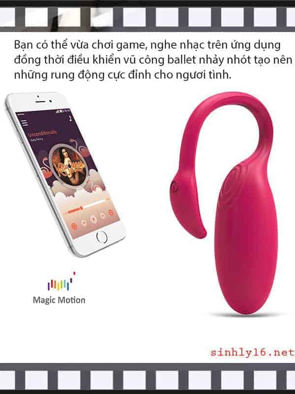 Trứng rung không dây kết nối bluetooth