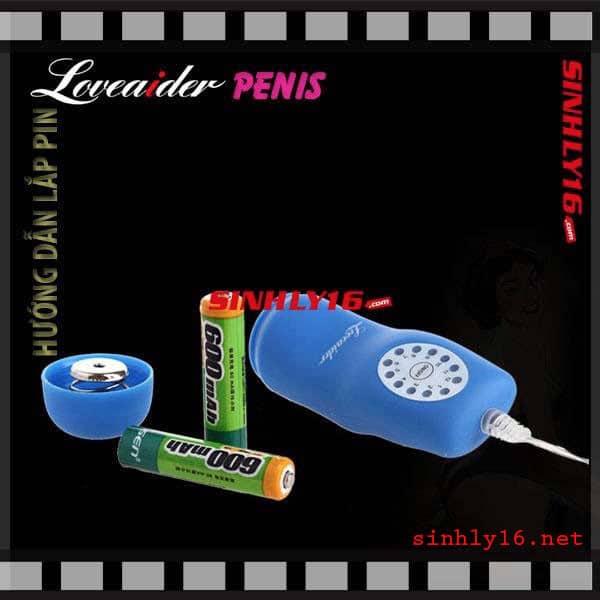 Trứng rung Loveaider Penis sử dụng 2 Pin AAA