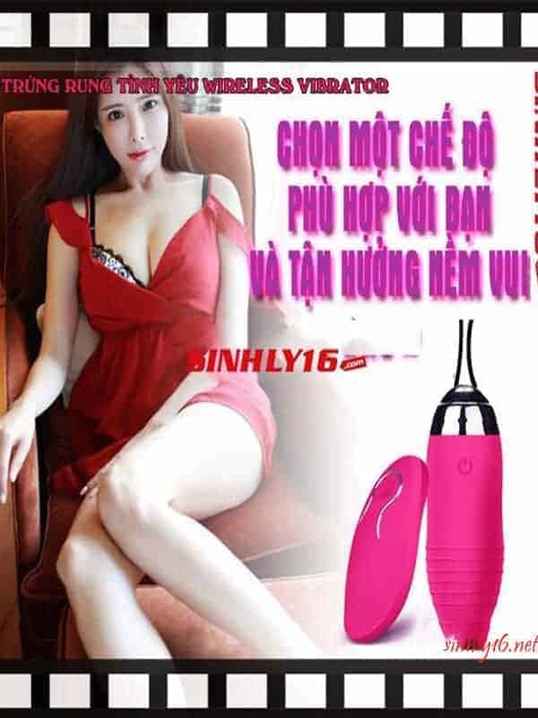 Trứng rung tình yêu 10 kiểu chống thấm nước remote 2018