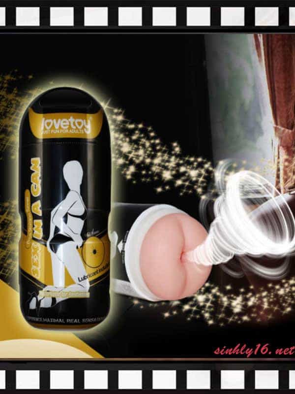 Cốc thủ dâm lỗ hậu môn và âm đạo LoveToy Anus có rung