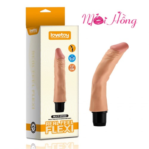 Dương Vật Giả  Có Rung Realfeel Flexi Có T hểUốn Được Siêu Mềm - DV16D