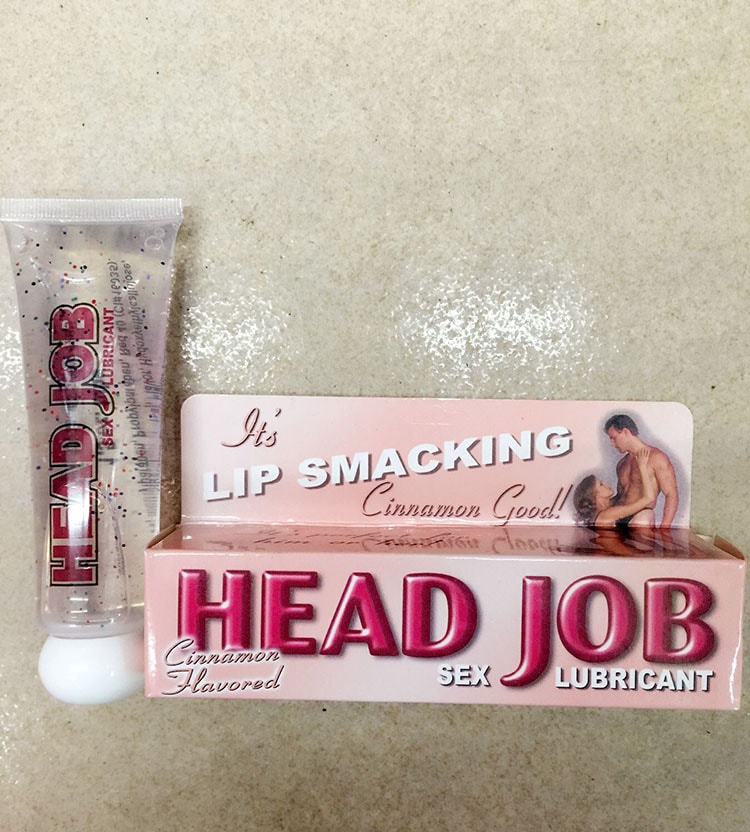 Gel bôi trơn hương quế Heah Job nếm được- tuyệt vời cho Oral sex  G02B