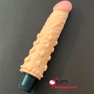 Dương vật silicon gai mềm có rung dv10c